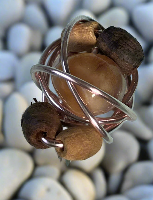 Rolling Woods Wire-Wrapped Ring
