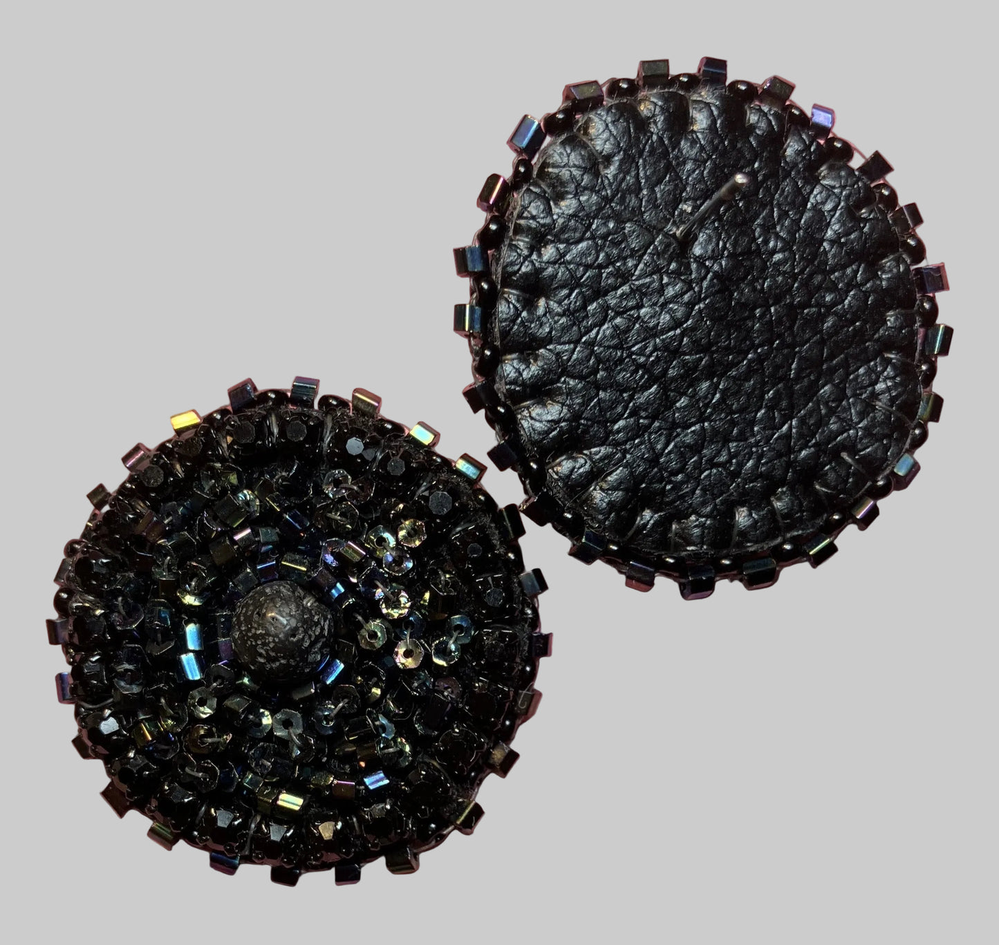 Lava Moon Shimmer Stud Earrings