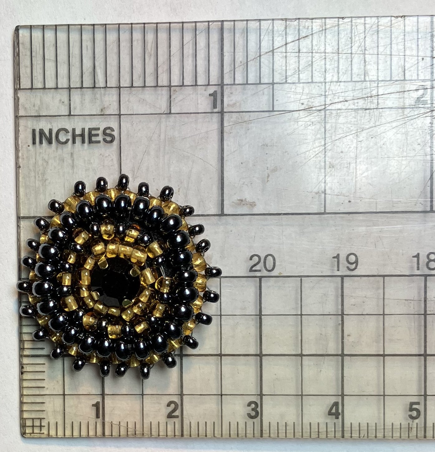 Gilded Noir Halo Stud Earrings