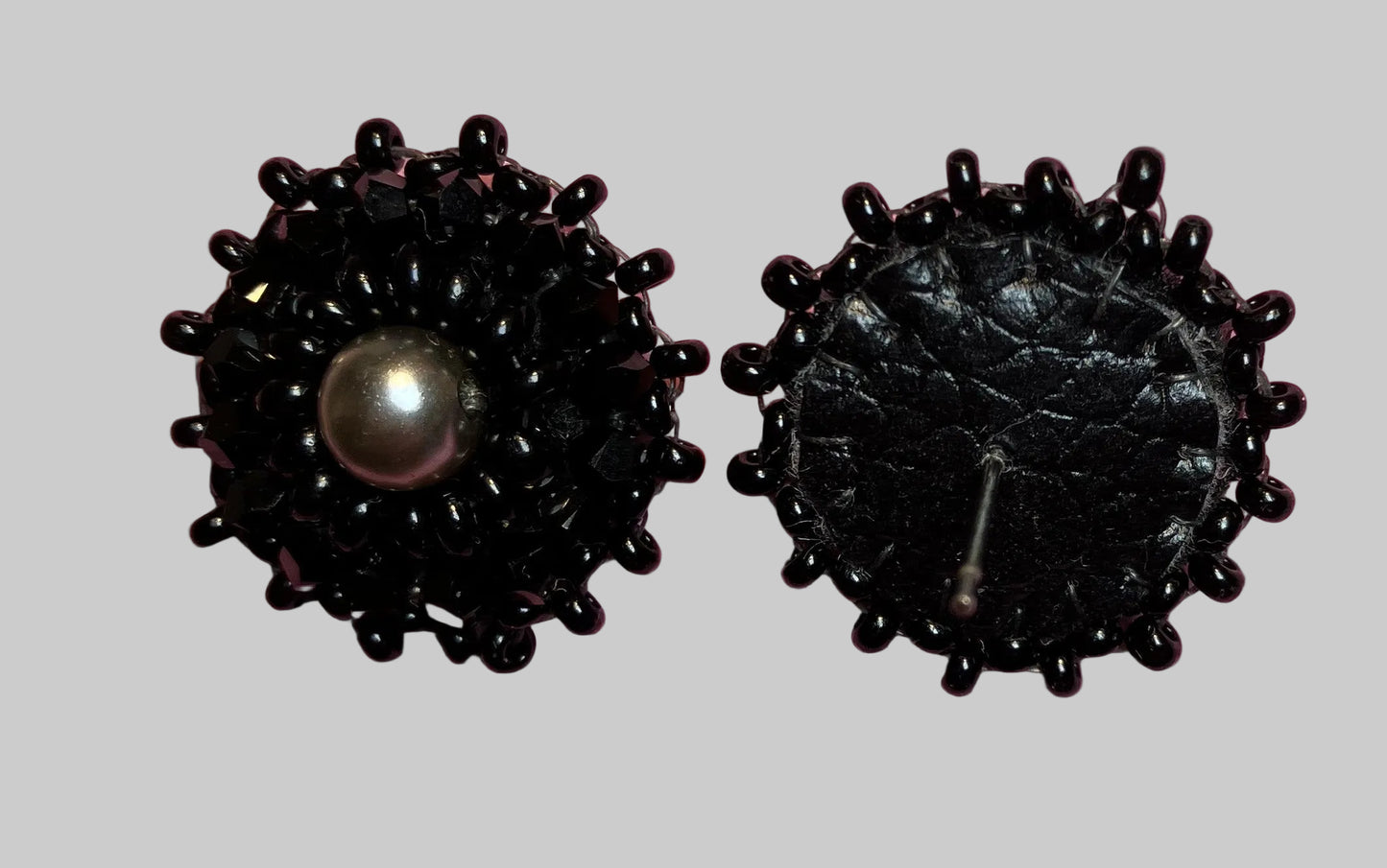 Pearl Eclipse Stud Earrings